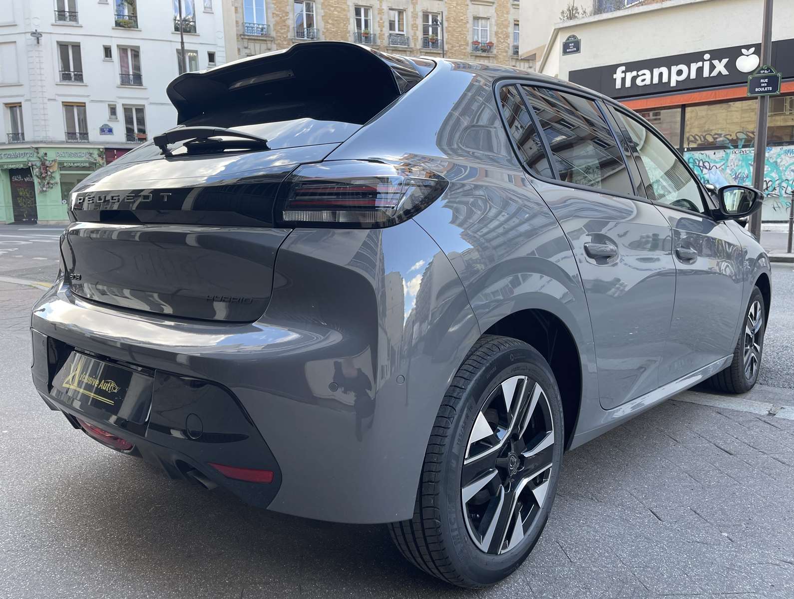 PEUGEOT 208 II ALLURE Hybrid e-DSC6 110ch GRIS SELENUIM 1ère main 2