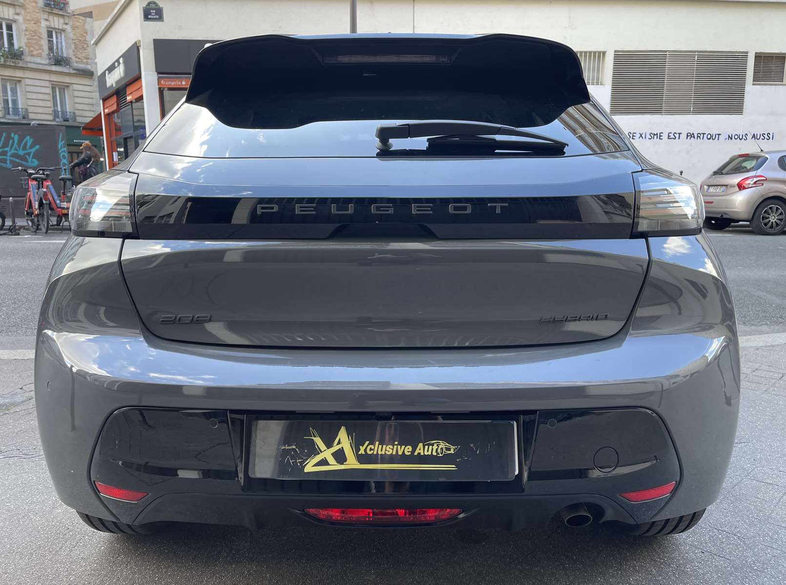 PEUGEOT 208 II ALLURE Hybrid e-DSC6 110ch GRIS SELENUIM 1ère main 3