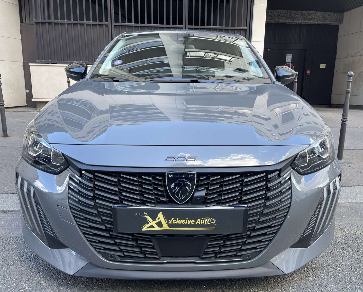PEUGEOT 208 II ALLURE Hybrid e-DSC6 110ch GRIS SELENUIM 1ère main 7